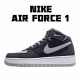 Nike Air Force 1 Mid Černá Šedá Bílý 854851 067 Pánské a dámské běžecké boty