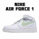 Nike Air Force 1 Mid Bílý Zelená 366731-910 Pánské a dámské běžecké boty