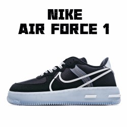 Nike Air Force 1 React QS Černá Bílý běžné boty CQ8879 103 AF1 Pánské a dámské 