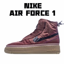 Nike Air Force 1 Shell dámské běžné boty BQ6096 200 Červené Hnědý dámskés AF1 