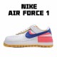 Nike dámské Air Force 1 Shadow Bílý Modrý Červené běžné boty CI0919 105 dámskés