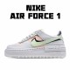 Nike dámské Air Force 1 Shadow Bílý Zelená Růžový CI0919 107 AF1 dámskés běžné boty