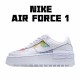 Nike dámské Air Force 1 Shadow Bílý Multi běžné boty CW0367 100 dámskés