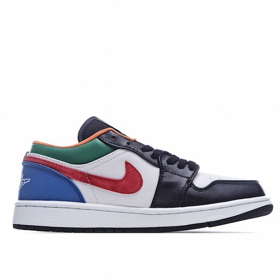 Air Jordan 1 Low Černá Červené Bílý Modrý běžecké boty CZ4776 101 AJ1 teniska Pánské a dámské Jordan