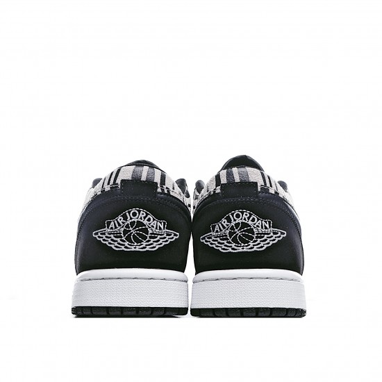 Air Jordan 1 Low Černá Bílý běžecké boty 553560 057 Pánské a dámské AJ1 teniska Jordan