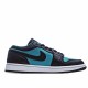 Air Jordan 1 Low Modrý Černá běžecké boty 553558 026 Pánské a dámské AJ1 teniska Jordan