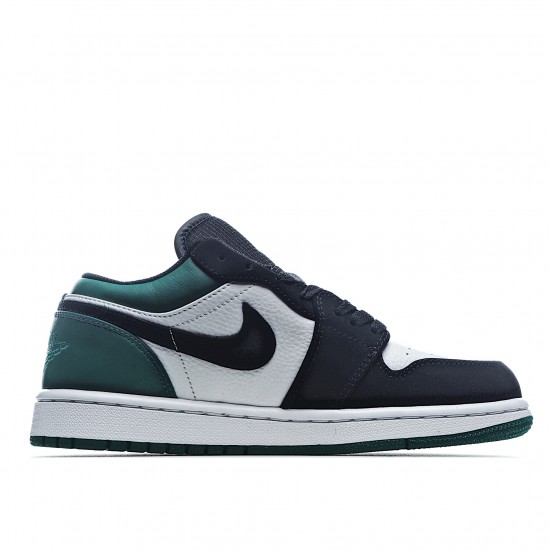 Air Jordan 1 Low Modrý Zelená Bílý běžecké boty 553558 113 Pánské a dámské AJ1 teniska Jordan