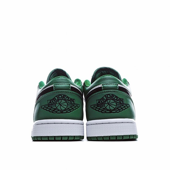 Air Jordan 1 Low Pine Zelená běžecké boty 553558 301 Pánské a dámské AJ1 teniska Jordan