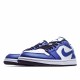 Air Jordan 1 Low Bílý Modrý běžné boty 553558 124  Pánské a dámské AJ1 teniska Jordan