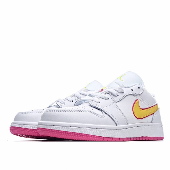 Air Jordan 1 Low Whtie Žlutá běžecké boty CV4610 100 Pánské a dámské AJ1 teniska Jordan