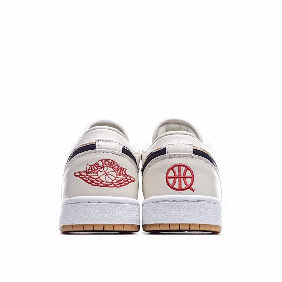 Air Jordan 1 Low Béžový Černá běžné boty CJ4152 101 AJ1 teniska Pánské a dámské Jordan