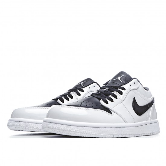 Air Jordan 1 Low Černá Bílý běžecké boty 553558 103 AJ1 teniska Pánské a dámské Jordan