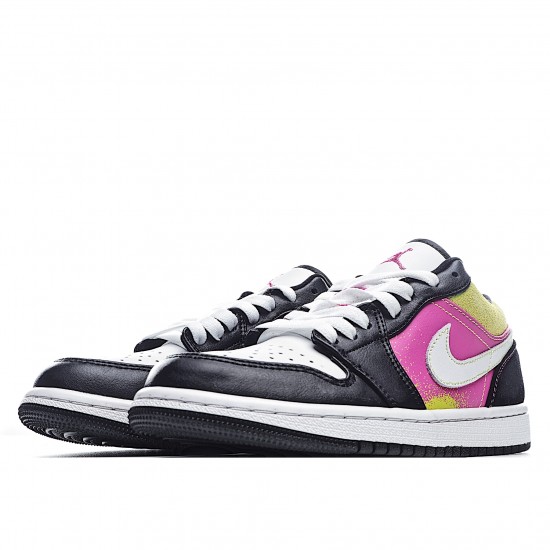 Air Jordan 1 Low Černá Žlutá Šedá běžecké boty CW5564 001 Pánské a dámské AJ1 teniska Jordan