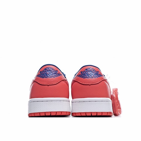 Air Jordan 1 Low Modrý Bílý Červené CW0658-200 Pánské a dámské běžné boty