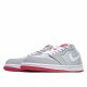 Air Jordan 1 Low běžecké boty 553558 021 Pánské a dámské AJ1 teniska Šedá Bílý Jordan