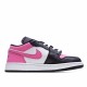 Air Jordan 1 Low Růžový Bílý Černá 554723 106 dámskés AJ1 teniska Jordan