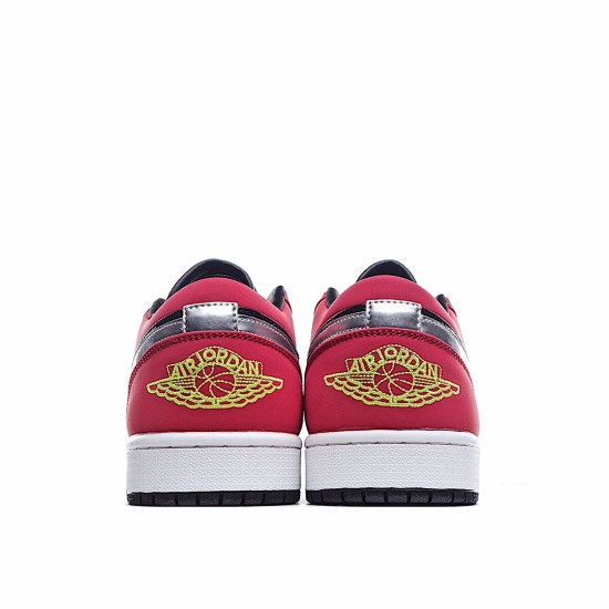 Air Jordan 1 Low Červené Černá běžecké boty 553558 036 AJ1 teniska Pánské a dámské Jordan