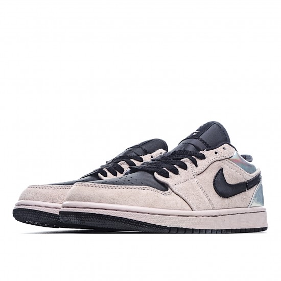 Air Jordan 1 Low dámské Iridescent běžecké boty AJ1 teniska Černá Růžový Pánské a dámské Jordan