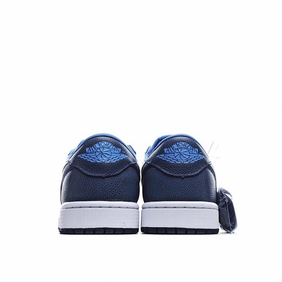 Air Jordan 1 Low Bílý Modrý Černá běžecké boty CZ0356 200 Pánskés AJ1 teniska Jordan