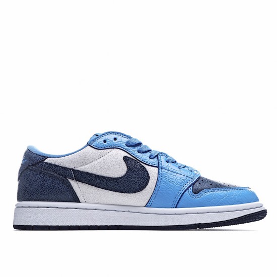 Air Jordan 1 Low Bílý Modrý Černá běžecké boty CZ0356 200 Pánskés AJ1 teniska Jordan