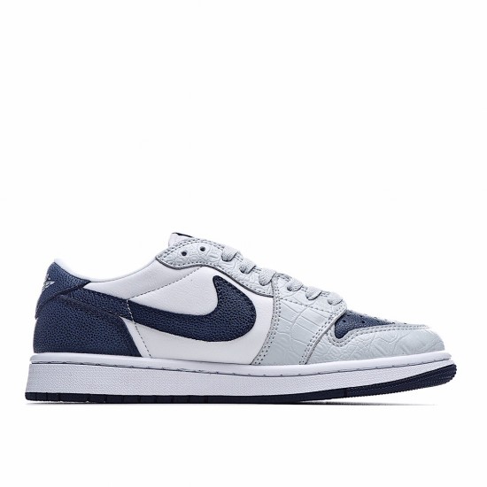 Air Jordan 1 Low Bílý Modrý Jordan CW8576 200 Pánské a dámské AJ1 teniska běžecké boty