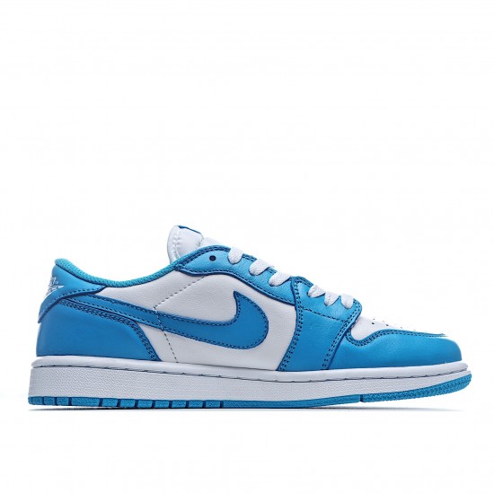 Air Jordan 1 Low Bílý Modrý Pánské a dámské CJ7891 401 AJ1 teniska Jordan