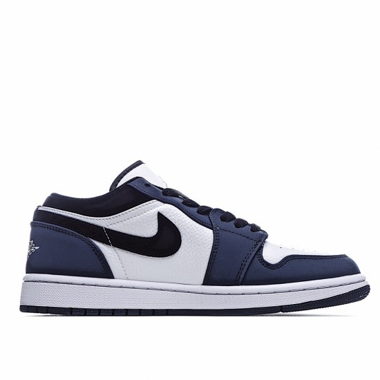 Air Jordan 1 Low Bílý Deep Modrý běžecké boty 309192 101 AJ1 teniska Pánské a dámské Jordan