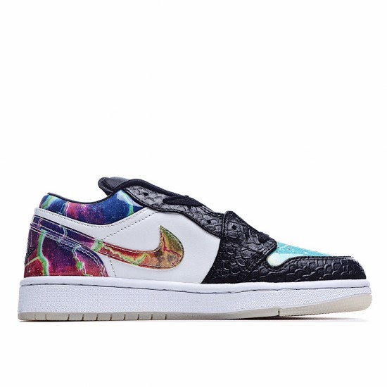 Air Jordan 1 Low Whtie Černá Multi běžecké boty CW7309 099 Pánské a dámské AJ1 teniska Jordan