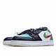 Air Jordan 1 Low Whtie Černá Multi běžecké boty CW7309 099 Pánské a dámské AJ1 teniska Jordan