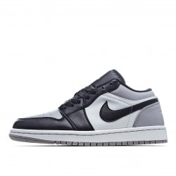 Air Jordan 1 Low Černá Šedá běžecké boty 553558 110 Pánské a dámské AJ1 teniska Jordan 