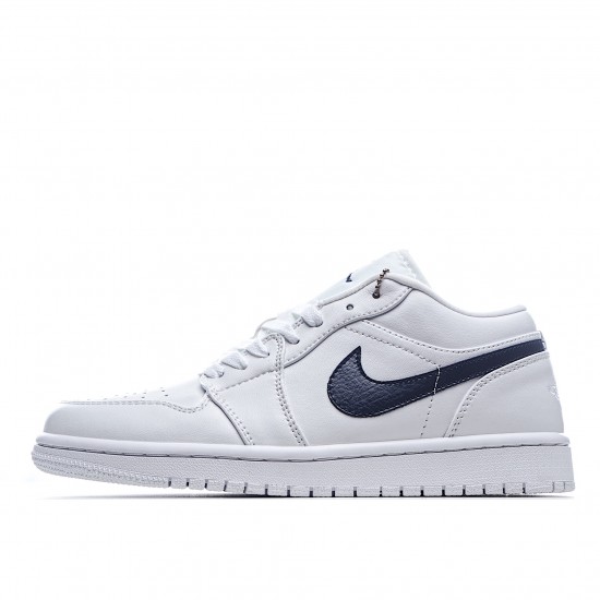 Air Jordan 1 Low Černá Bílý běžecké boty 553558 114 Pánské a dámské AJ1 teniska Jordan