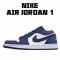 Air Jordan 1 Low Modrý Bílý běžecké boty 553558 405 Pánské a dámské AJ1 teniska Jordan 