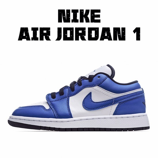 Air Jordan 1 Low Game Royal 553560-124 Pánské a dámské běžné boty