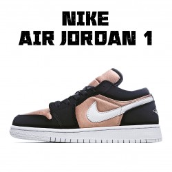 Air Jordan 1 Low Zlato Bílý Černá 554723 090 Jordan AJ1 teniska dámskés běžecké boty 