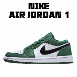 Air Jordan 1 Low Pine Zelená běžecké boty 553558 301 Pánské a dámské AJ1 teniska Jordan 