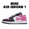 Air Jordan 1 Low Růžový Bílý Černá 554723 106 dámskés AJ1 teniska Jordan 