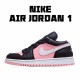 Air Jordan 1 Low Růžový Whtie Černá běžecké boty 554723 016 AJ1 teniska dámskés Jordan