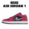 Air Jordan 1 Low Červené Černá běžecké boty 553558 036 AJ1 teniska Pánské a dámské Jordan 