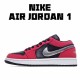 Air Jordan 1 Low Červené Černá běžecké boty 553558 036 AJ1 teniska Pánské a dámské Jordan