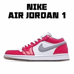 Air Jordan 1 Low Červené Bílý Šedá běžecké boty AJ1 teniska 309192 171 Pánské a dámské Jordan 