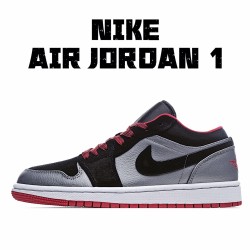 Air Jordan 1 Low Bílý Černá běžecké boty 553558 002 Pánské a dámské AJ1 teniska Jordan 