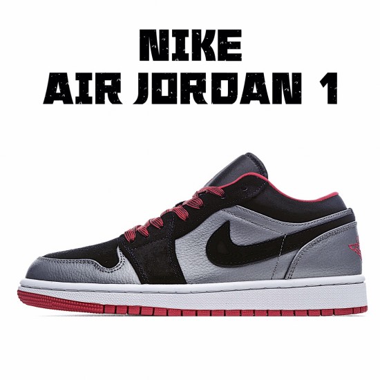 Air Jordan 1 Low Bílý Černá běžecké boty 553558 002 Pánské a dámské AJ1 teniska Jordan