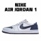 Air Jordan 1 Low Bílý Modrý Jordan CW8576 200 Pánské a dámské AJ1 teniska běžecké boty 