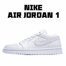 Air Jordan 1 Low Bílý běžecké boty 553558 112 AJ1 teniska Pánské a dámské Jordan 