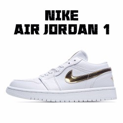 Air Jordan 1 Low Bílý Zlato běžecké boty AJ1 teniska CZ4776 100 Pánské a dámské Jordan 