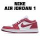 Air Jordan 1 Low Whtie Červené běžecké boty 553558 611 Pánské a dámské AJ1 teniska Jordan