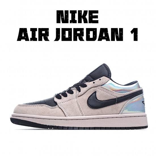 Air Jordan 1 Low dámské Iridescent běžecké boty AJ1 teniska Černá Růžový Pánské a dámské Jordan