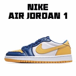 Air Jordan 1 Low Žlutá Černá Modrý běžecké boty CZ6909 200 dámskés Jordan 