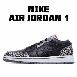 Air Jordan1 Retro Low Černá Šedá běžecké boty 350571 061 AJ1 teniska Pánské a dámské Jordan 