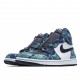 Air Jordan 1 High OG Tie Dye Modrý Černá Jordan CD0461 100 AJ1 teniska Pánskés